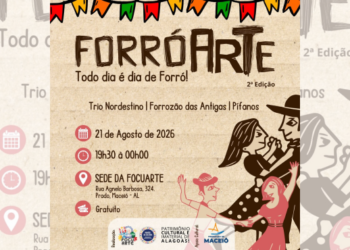 Focuarte promove 2ª Edição do ForróArte em Maceió