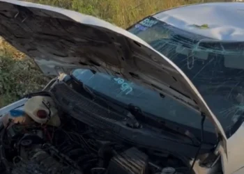 Motorista capota carro na AL-145 ao retornar do Festival de Inverno de Água Branca