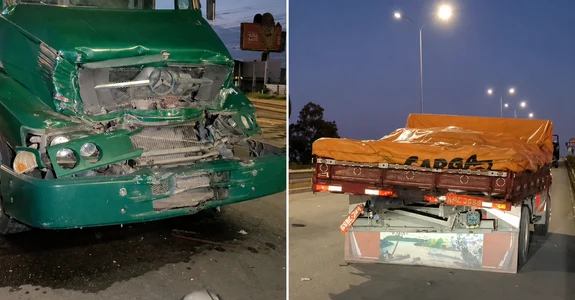 Acidente entre caminhões provoca lentidão na AL-115 em Arapiraca