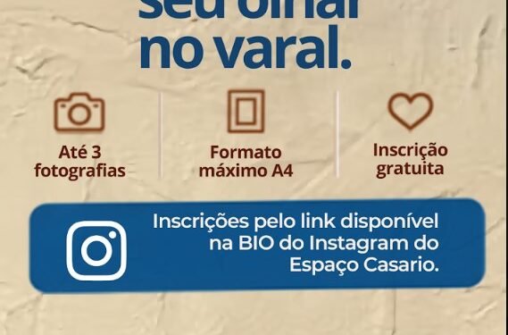 Varal do Casario: Festival do Olhar recebe inscrições para exposição fotográfica em Alagoas