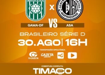 Gama x ASA: Confronto decisivo pela vaga na final da Série D