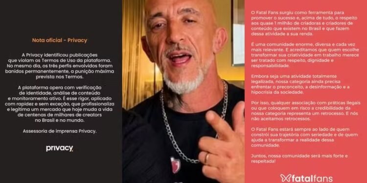 Plataformas de conteúdo adulto banem criadores associados a Cristian Cravinhos após polêmica