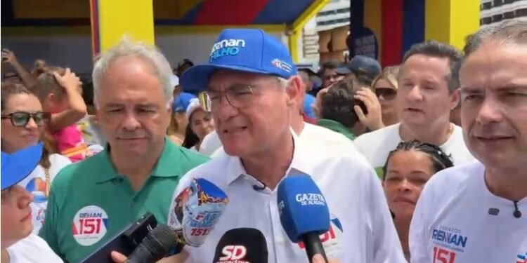 Renan Calheiros critica discurso de renovação e defende experiência e força política no Senado