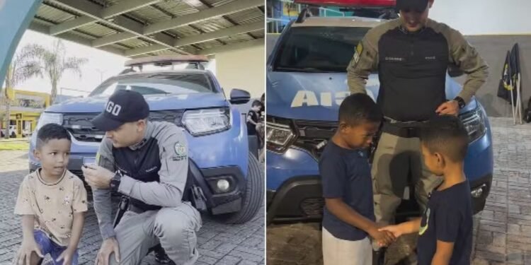 Menino de 5 anos faz as pazes com tio da mesma idade após desentendimento